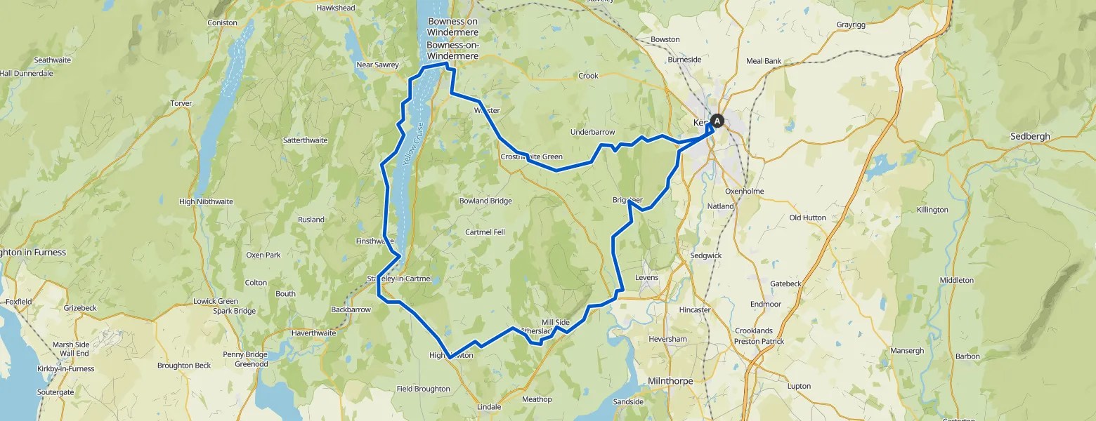 Windermere and the Lyth Valley loop — Lake District National Park